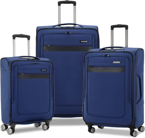 Vista 38 de Samsonite - Equipaje ligero y suave de la colección Ascella 3.0, con ruedas giratorias, Negro