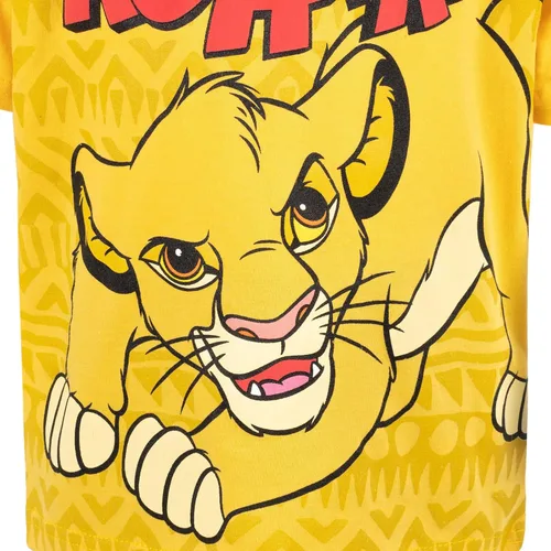 Vista 6 de Disney Winnie the Pooh Lion King Pixar Monsters Inc. Toy Story Tigger - Conjunto de camiseta y pantalones cortos de malla para niños pequeños