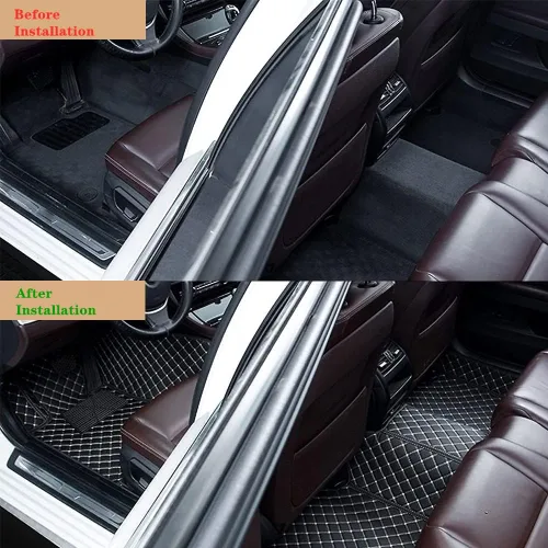 Vista 2 de Tapetes personalizados para automóvil, para todo tipo de clima, para el 99 % de los sedán, camiones, cupés, hatchback, para hombres y mujeres, juego