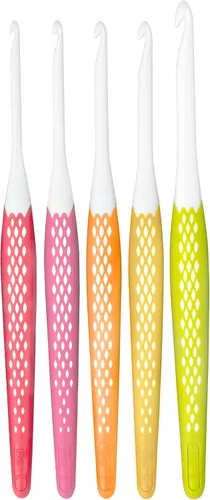 Vista 2 de Juego de ganchos de ganchillo ergonómicos Prym, pequeño (E, G, 7, H, J)