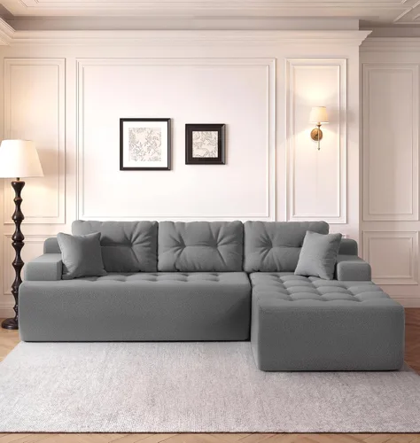 Vista 26 de Fond&Found - Sofá modular modular no requiere montaje, sofá modular de gran tamaño para sala de estar y oficina