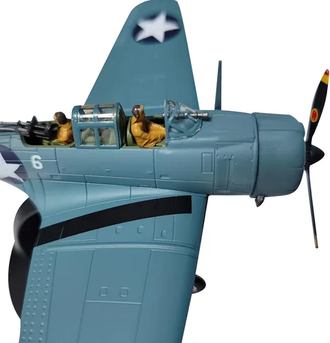 Vista 5 de 1/72 escala SBD Dauntless bucear bombardero aleación fundido a troquel plano para la colección