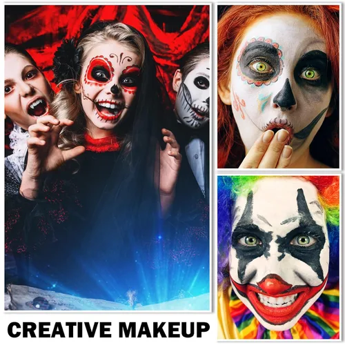 Vista 5 de CAHIUYOA Palo negro de ojo verde para deportes, profesional Eyeblack Sports Football Baseball Softball Green Eye Black Face Body Paint Stick
