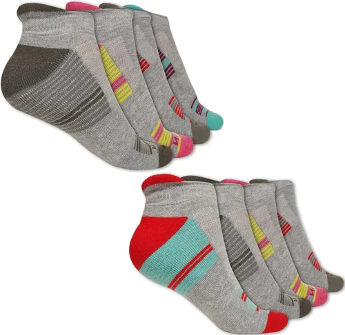 Vista 12 de Compression Ankle Socks for Men & Women – Stretch Fit, Cushioned Support & Breathable Comfort, Size 7-10 Negro (surtido) - Paquete de 6