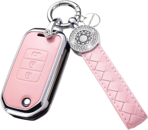 Vista 8 de Compatible con Honda Accord Civic CRV Pilot HRV Odyssey Ridgeline Passport Funda para Llavero