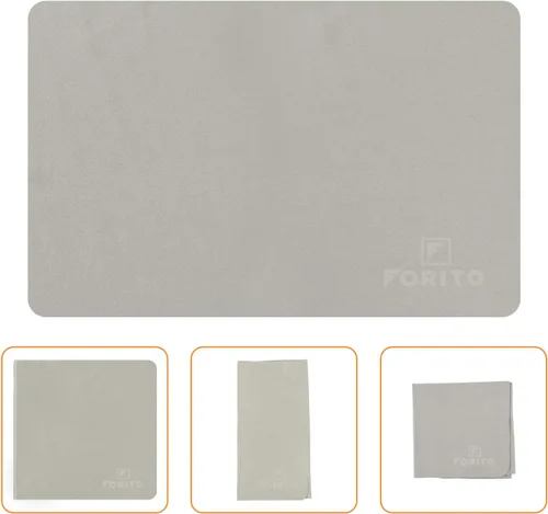 Vista 7 de F FORITO Paño de limpieza de microfibra de 13 pulgadas con protección de impresión de teclado de pantalla, protector de teclado para laptop