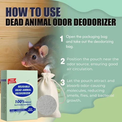 Vista 5 de Eliminador de olores de animales para eliminar olores fuertes, eliminador de olores de animales muertos, uso seguro en interiores y exteriores