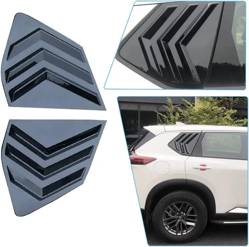 Vista 10 de BOYUER Para Nissan Rogue 2014-2020 Estilo Carreras Laterales Traseras Laterales Rejillas de Estilo Deportivo Cubierta de Rejillas de Cucharada