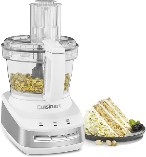 Vista 2 de Cuisinart Procesador de alimentos multifuncional FP-110 Core Custom de 10 tazas, blanco e inoxidable
