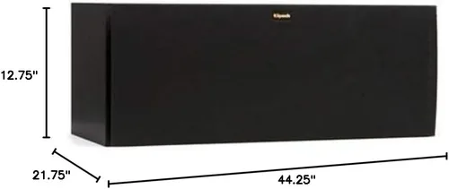 Vista 10 de Klipsch Reference R-26FA Paquete de cine en casa 5.1, revestimiento de polímero negro cepillado