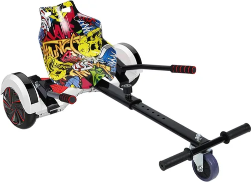 Vista 9 de Accesorio para aeropatineta, accesorio de asiento para aeropatineta, Go Kart para niños y adultos, marco y asiento ajustables para Go Kart, asiento