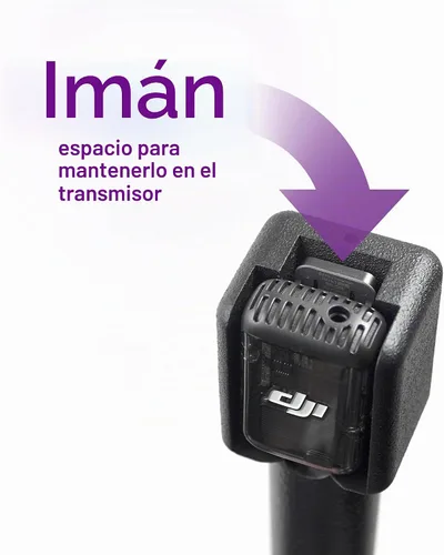 Vista 4 de 1pc - Adaptador de entrevista clásico Macrokraft para DJI Mic y DJI Mic 2 Micrófono Inalámbrico Montaje de mano Videografía Audio