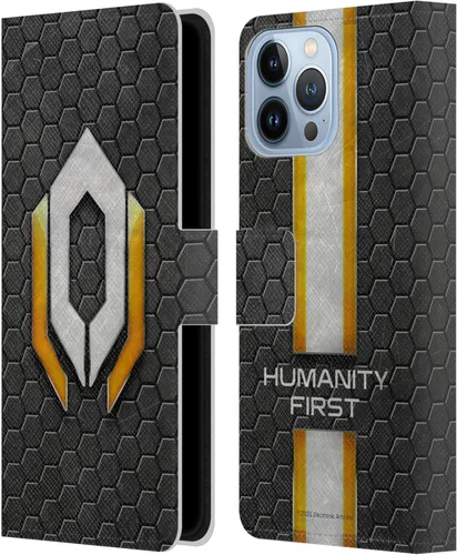 Vista 71 de Head Case Designs Funda de piel con licencia oficial de EA Bioware Mass Effect Cerberus Logo Graphics tipo cartera compatible con Apple iPhone 11