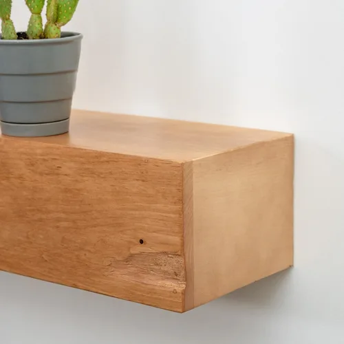Vista 9 de URBANDI Repisa de chimenea, envejecida, rústica, flotante, moderna, madera real. (48 pulgadas de largo x 6 pulgadas de alto x 8 pulgadas, marrón)