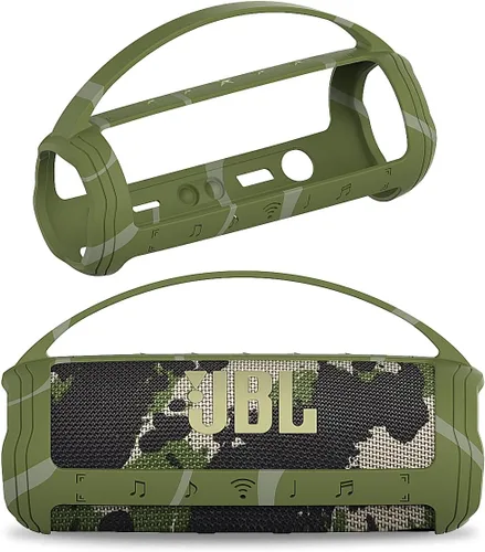 Vista 10 de JCHPINE Funda de silicona para altavoz Bluetooth portátil JBL Flip 6 Funda protectora de transporte para accesorios de altavoces JBL Flip 6, funda