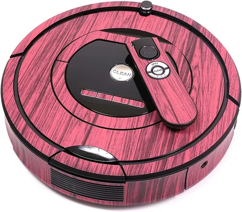 Vista 3 de MightySkins Skin compatible con iRobot Roomba 770 Robot Vacuum - Mármol tailandés rosa Funda protectora de vinilo duradera y única Fácil
