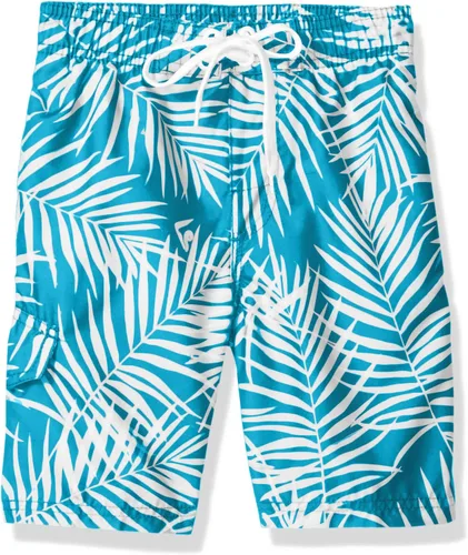 Vista 11 de Kanu Surf Traje de baño de playa con protección UPF 50+ de secado rápido para niños Dominica Verde