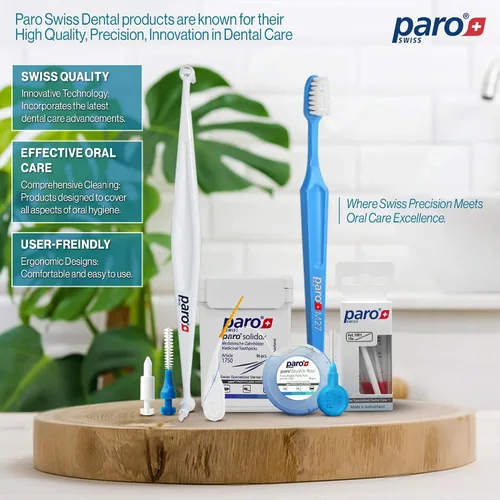 Vista 6 de Paro Isola Long Cepillo espiral interdental extra largo fácilmente doblado Herramienta de limpieza dental Rojo, 0.028-0.118 in