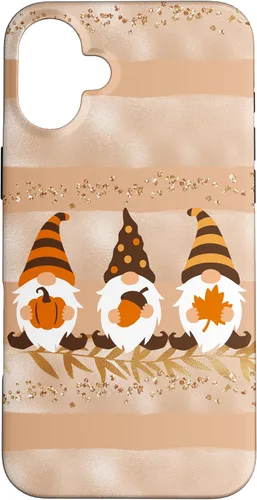 Vista 23 de Fall Autumn Gnomes Phone Case Modern Pastel Cute Beige Case for iPhone 17