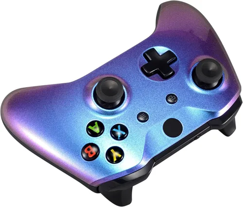 Vista 8 de eXtremeRate Carcasa frontal camaleón púrpura y azul para Xbox One X S Controller Modelo 1708 - Controlador no incluido