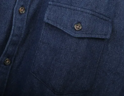 Vista 6 de NUTEXROL - Camisa de hombre sin mangas de mezclillaalgodón con 2 bolsillos frontales