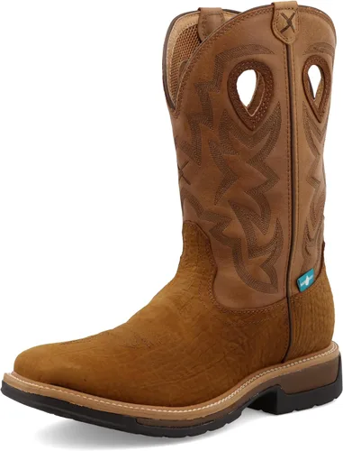 Vista 128 de Twisted X Botas Tech X para hombre de 12 pulgadas, botas occidentales casuales para hombre