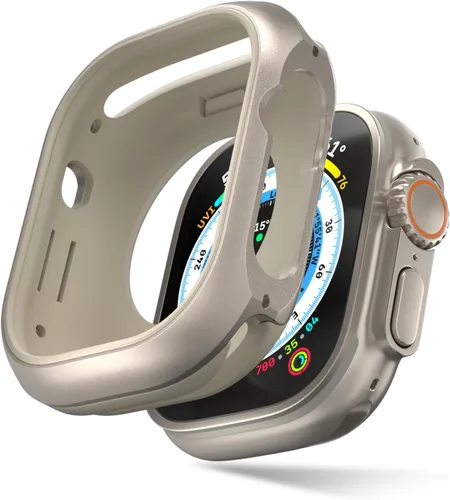 Vista 10 de SwitchEasy Odyssey - Funda de aluminio de grado aeronáutico para Apple Watch Series 9/8/7 de 1.614 in, con parachoques interior que absorbe los Azul