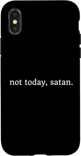 Vista 4 de Funda para iPhone 15 No hoy satanás divertida cita cristiana religión caso