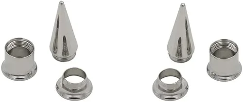 Vista 6 de NewZenro Fashion Spike Ear 2 Tapers Tapones de estiramiento de acero inoxidable quirúrgico 316 Túneles de oreja Tapones expansores de calibre