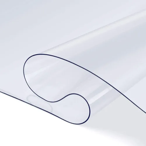 Vista 7 de Mantel de plástico transparente de PVC para mesa de comedor, escritorio, protector para mesa de estudiante, protector de escritorio, mantel