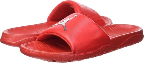 Vista 7 de Nike Jordan Break Slide para hombre University RojoPlateado Metálico