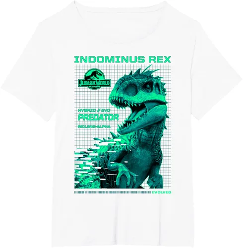 Vista 90 de Jurassic World Indominus Rex Hybrid Predator T-Shirt Small Negro