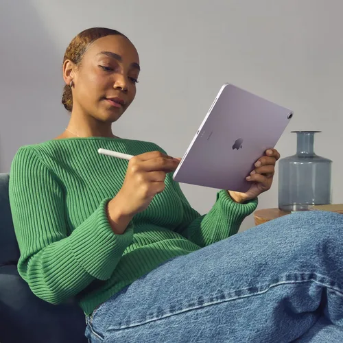 Vista 5 de 2024 Apple iPad Air (11 pulgadas, Wi-Fi, 1 TB) - Azul (renovado)