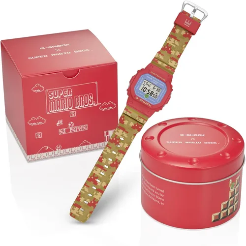 Vista 4 de Casio DW-5600SMB-4JR G-Shock Super Mario Bros Modelo de colaboración para hombre enviado desde Japón modelo noviembre 2022 Varios