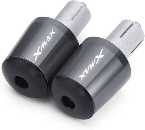 Vista 11 de 7/8" 22mm Motorcycle Handlebar Ends Handle Bar Grips Plugs Caps for Xmax 125 250 300 400 XMAX300 XMAX400 XMAX250 XMAX125 (Color : Black)