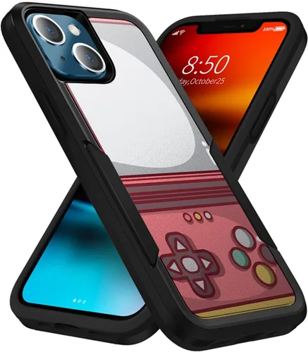 Vista 15 de CasesOnDeck Grip Case Compatible with Apple iPhone 14 (6.1") / iPhone 14 Case [Dual Tactical] Slim Heavy Duty Heavy Duty Case Black Matte (Astronaut)