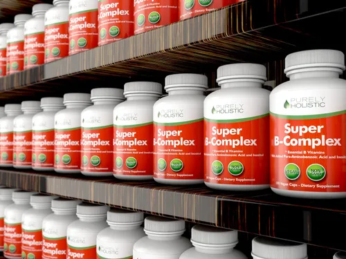 Vista 6 de Complejo de vitamina B – 8 vitaminas del complejo súper B con colina e inositol, vitaminas B1, B2, B3, B5, B6, B8, B9 y B12 – Complejo B100 – 180
