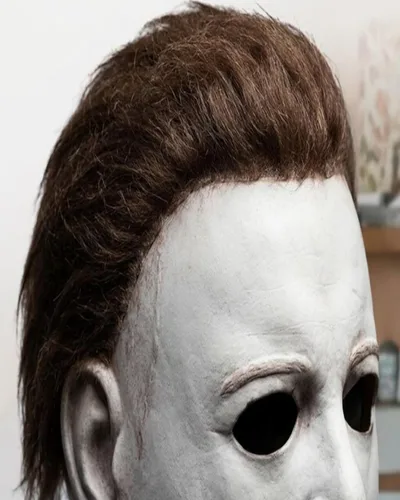 Vista 3 de WPOZD Máscara de Halloween de Michael Myers, estilo máscara blanca
