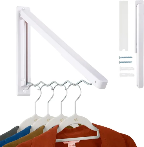 Vista 3 de RAK - Secador de ropa plegable para secar ropa con perchas - Secador portátil de ropa RCK - Ahorro de espacio de secado de ropa Rac Rack de secado
