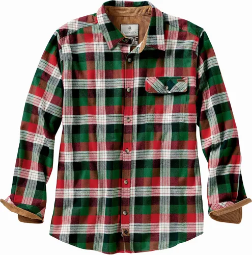 Vista 37 de Legendary Whitetails Camisa de franela de manga larga con botones para hombre, 100% algodón