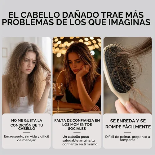 Vista 2 de Máscara de Queratina para el Cabello 2 Pack - Regalo para Ella, Tratamiento de Acondicionador Profundo de Péptidos para Cabello Dañado, Seco