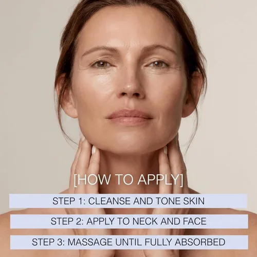 Vista 9 de Skin Perfection Crema reafirmante para el cuello El mejor hidratante facial de noche antienvejecimiento 10 péptidos Tratamiento triple Argireline