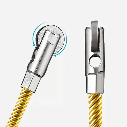 Vista 8 de Shakven Herramienta de dispositivo de roscado de cable de cable de plomo Extractor de cable de cinta de pescado, extractor de enhebrador de cable