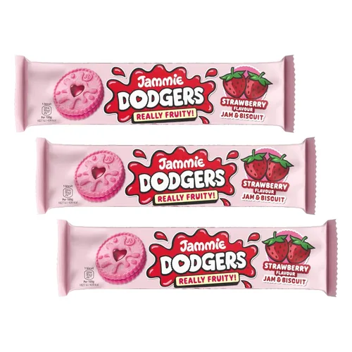 Vista 4 de Burton's Jammie Dodgers, 4.9 onzas (paquete de 3)