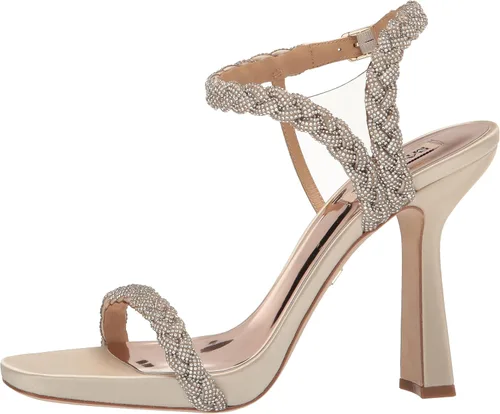 Vista 8 de Badgley Mischka Sandalia de tacón de hinojo para mujer