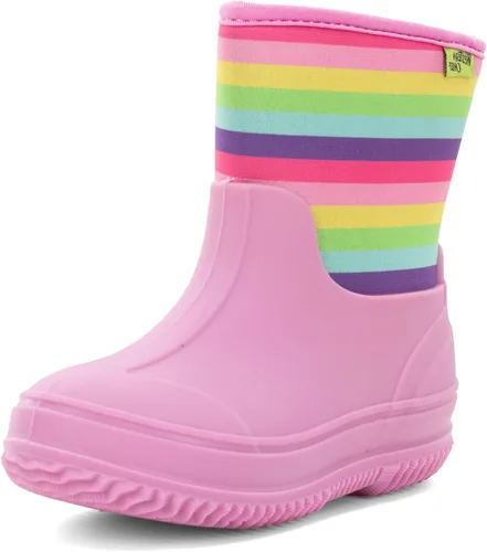 Vista 9 de Western Chief Botas de Neopreno Freestyle para Exteriores para Niños, Ligeras, Aptas para Niños y Niñas, Botas Impermeables para Lluvia, Barro Negro