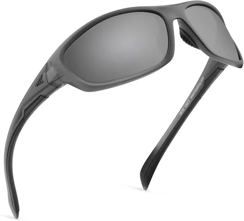 Vista 18 de KastKing Hiwassee - Gafas de sol deportivas polarizadas para hombres y mujeres, gafas de sol envolventes para pesca, ciclismo y correr, protección UV