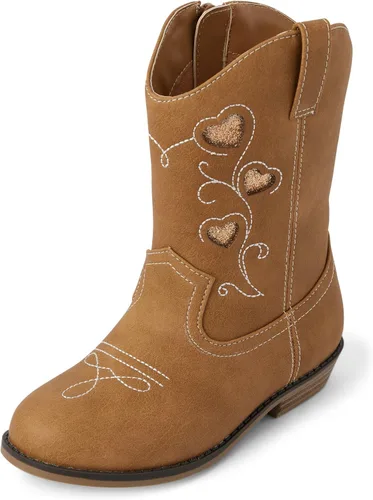Vista 2 de Gymboree Botas de equitación clásicas vaqueras altas para niñas y niños pequeños