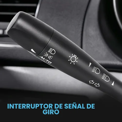 Vista 2 de Interruptor de señal de giro - Compatible con Chevy Malibu 2004-2012, Pontiac G6 2005-2011, Saturn Aura 2007-2009 - Reemplaza D6253E, 20940369