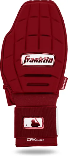 Vista 24 de Franklin Sports MLB Guante deslizante de béisbol y sóftbol - CFX PRT Guantes de baserunning deslizantes protectores para adultos y jóvenes - Guante